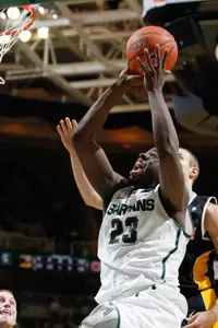Draymond Green needs eight points for 1,000 in his career as MSU hosts Florida State on Wednesday.