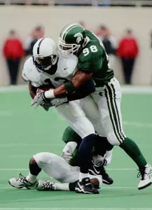Julian Peterson recorded an MSU record 30 tackles for loss in 1999.