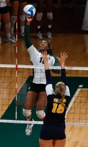 Senior Kyndra Abron and the Spartans look for their first NCAA Tournament win since 2007.