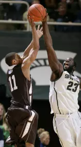 The Spartans open Big Ten play Wednesday night against Indiana.