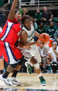 Lykendra Johnson helped the Spartans to their first outright Big Ten championship last season.