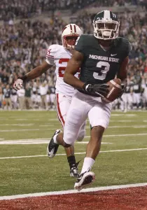 B.J. Cunningham became MSU's all-time leader in receiving yards during the Big Ten Championship game.