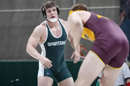 Tyler Dickenson beat No. 12 A.J. Kissel of Purdue, 4-2.