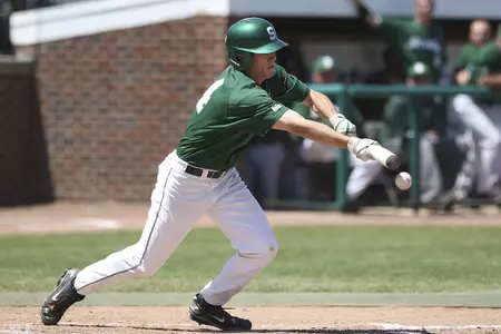Brandon Eckerle's bunt in the sixth drove in a run and proved to be the difference in MSU's 5-4 win over Seton Hall on Saturday.