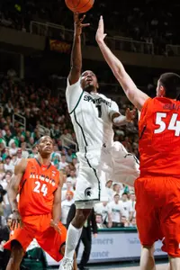 The red-hot Kalin Lucas leads the Spartans against Minnesota on Tuesday.