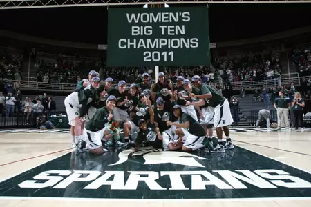 Despite the loss, the Spartans earned their first outright Big Ten title tonight.