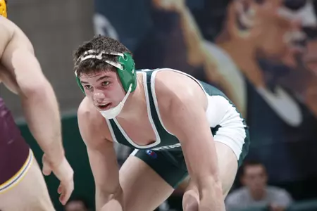 Ian Hinton has earned a No. 4 pre-seed at 184 pounds for this week's Big Ten Championships.