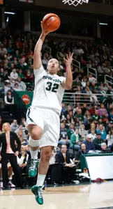 Kalisha Keane tied her career-high with 28 points for Michigan State.