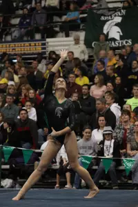 Kelsey Mazur and the Spartans travel to Kalamazoo, Mich. for a meet with Western Michigan on Sunday.