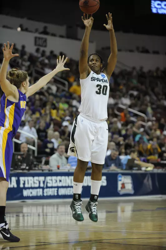 Junior Lykendra Johnson had 12 points, seven rebounds and two assists in 22 minutes in MSU's first round win.