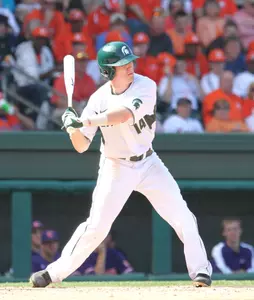Brandon Eckerle leads the Big Ten and ranks third in the nation with his .500 batting average.