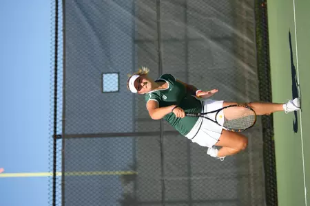 Freshman Valentina Rusakova tallied both a singles and doubles victory today against Purdue.