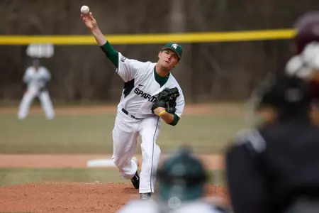 Andrew Waszak started on Wednesday for the Spartans against Central Michigan.