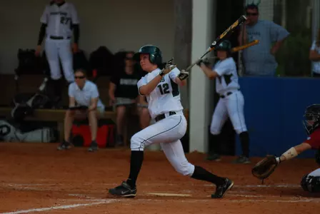 Senior Lindsey Hansen trails Stacey Phillips in all-time home runs by a Spartan with four.