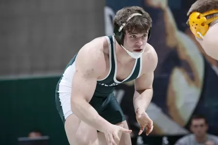 With two wins on Saturday night in session two at the Big Ten Wrestling Championships, Tyler Dickenson automatically qualified for the NCAA Championships for the first time in his career.