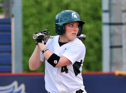 Junior Ali Grant went 3-for-6 at the plate today against Florida Atlantic.