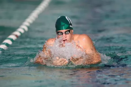Senior Kevin Puskaric qualified for the NCAA Championships in the 200-yard breaststroke for the first time in his career.