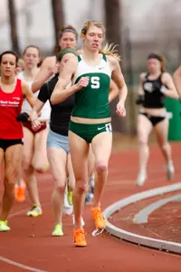 Junior Tiffany Evans turned in a personal-best time of 10:43.84 in the women's 3000m steeplechase.