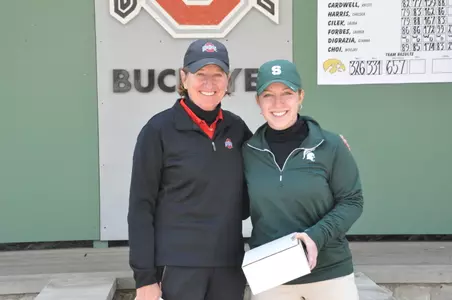 Caroline Powers claimed first place at the Lady Buckeye Invitational on Sunday.