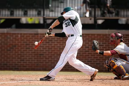 Joel Fisher went 4-for-5 with three doubles in the game one victory over Illinois Saturday in Champaign, Ill.