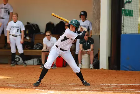 Junior Lauren Kramer recorded the first homer in Seccia Stadium history on Sunday afternoon.