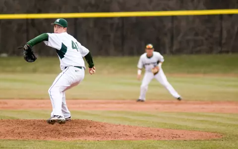Tony Bucciferro threw his third career complete-game shutout in MSU's 2-0 win over Minnesota on Saturday.