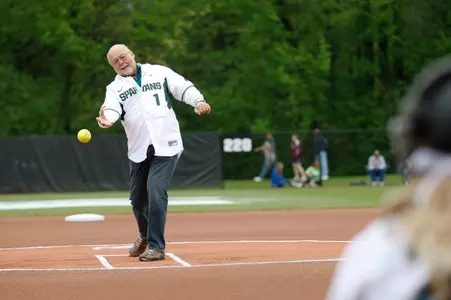 Peter Secchia and his wife Joan made the largest cash (outright) gift received by an MSU women's intercollegiate sports program.