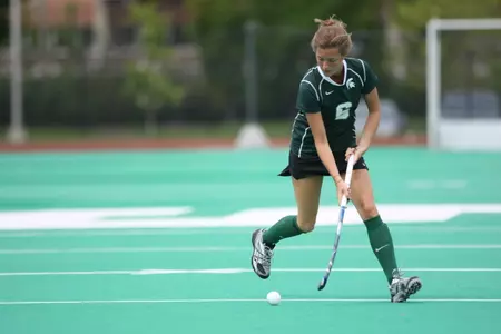 Camille Lambeau is a forward for the Spartans.