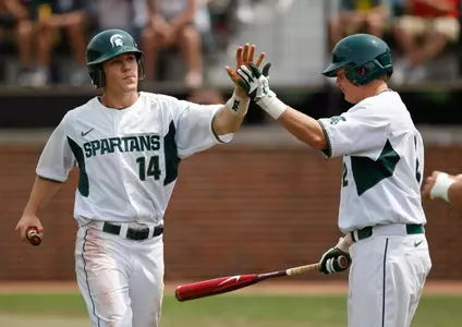 Brandon Eckerle and the Spartans will be the No. 2 seed in next week's Big Ten Tournament in Columbus, Ohio.