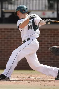 Brandon Eckerle set the MSU single-season hits record with his 94th hit of the season in the Minnesota game. Eckerle closes out his career as MSU's all-time hits leader with 261.