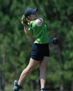 Caroline Powers defeated Florida State's Maria Salinas on the first hole of a playoff for the final individual berth in the NCAA Championships.
