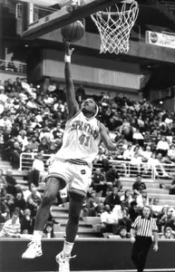 Kisha (Kelley) Simpson finished her career as MSU's all-time leading scorer and became the program's first All-American.