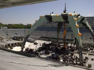 Due to the U2 concert on June 26, the field at Spartan Stadium has to be replaced.