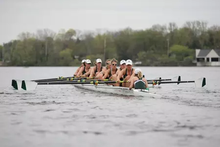Five members of the varsity eight were named to the All-Central Region Teams.