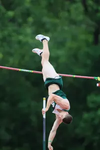 Sophomore Codi Mattix is one of seven individuals competiting in eight events for the Spartans this weekend at the NCAA Championships.