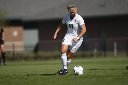 Laura Heyboer scored MSU's lone goal in a 1-0 Friday win