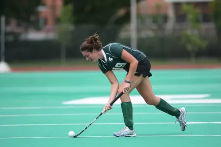 Chelsy Coil scored her first goal as a Spartan against Cal.