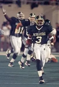 Amp Campbell's 85-yard fumble return for a touchdown gave MSU a 27-20 victory over Oregon in the 1999 season opener.