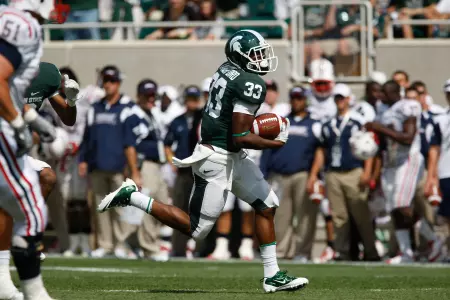 Jeremy Lanford closed out the scoring Saturday by returning a fumble 37 yards for a score midway through the fourth quarter.