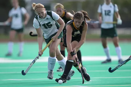 Redshirt sophomore Elizabeth Helffrich notched the game-winning goal against Miami.