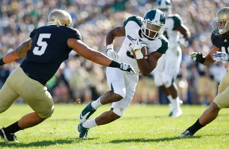 B.J. Cunningham leads the Big Ten in receptions (26) and receiving yards (120.3 ypg.).