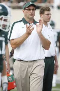 Offensive line coach Mark Staten