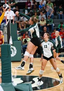 Senior Jenilee Rathje recorded her second-straight tournament MVP honors after leading all teams with 47 total kills.