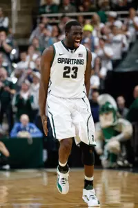 Draymond Green posted his ninth double-double of the season with 22 points and 10 rebounds vs. Iowa.