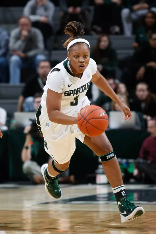 Senior Porsche Poole led MSU in scoring (17 points) for the eighth time this season.