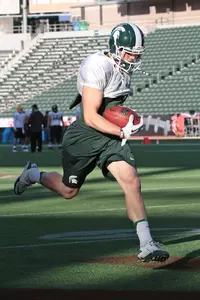Keith Nichol has turned some heads at NFLPA Collegiate Bowl practices this week in Carson, Calif.
