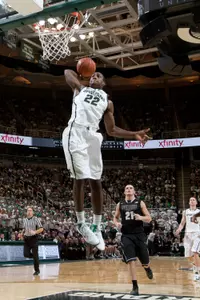 Branden Dawson had several highlight-reel plays vs. Purdue.