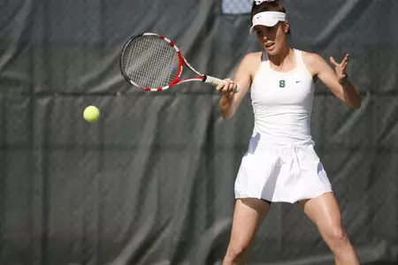 Junior Amy Barton played at both the No. 1 singles and doubles position last season.