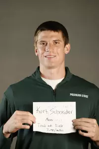Junior Kurt Schneider placed in three events at Notre Dame.