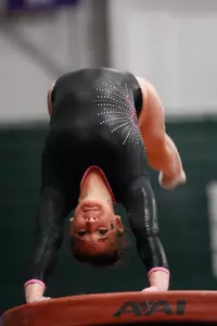 Michigan State earned its first home win over Illinois State 194.400-193.625